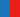 niebiesko-czerwony