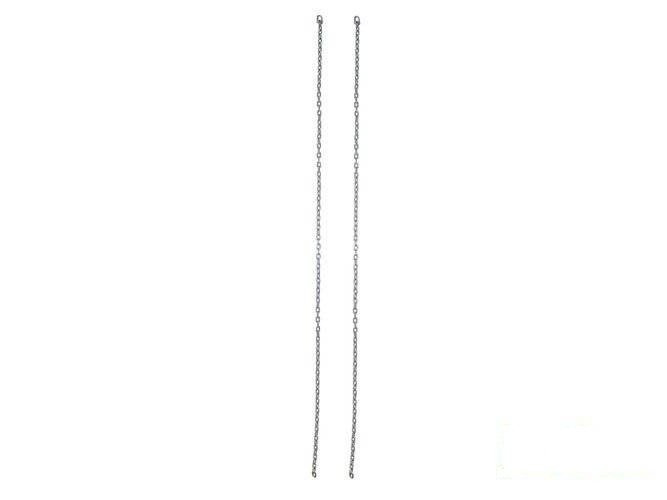 Zestaw łańcuchów jednopunktowych ze stali nierdzewnej 5mm - 1,8m