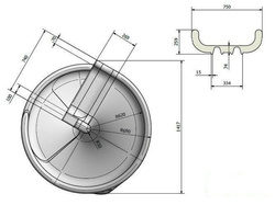 Zjeżdżalnia spiralna SMART  do podestu 2,00 m, EN 1176