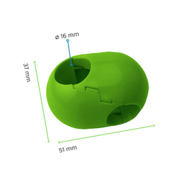Łącznik krzyżowy do liny 16 mm
