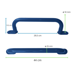 Metalowy uchwyt 350mm