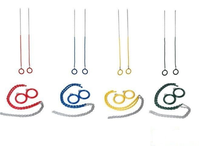 Okrągłe Obręcze gimnastyczne na łańcuchu