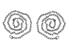 Zestaw łańcuchów jednopunktowych ze stali nierdzewnej  5mm - 1,8m