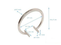 Uchwyt ze stali nierdzewnej do równoważni Ø240 