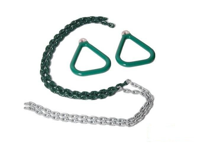 Trójkątne Obręcze gimnastyczne na łańcuchu