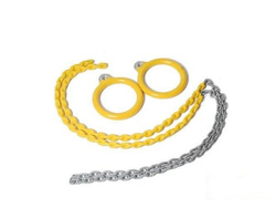 Okrągłe Obręcze gimnastyczne na łańcuchu