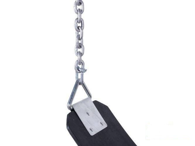 Huśtawka elastyczna na łańcuchu na publiczny plac zabaw