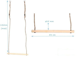 Trapez gimnastyczny drewniany