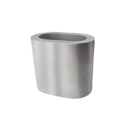 Pierścień aluminiowy owalny 45 mm 18E