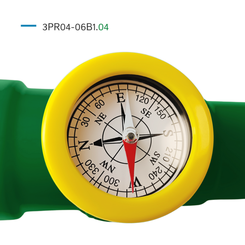 Teleskop z kompasem na plac zabaw