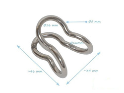 Łącznik krzyżowy do liny zbrojonej 16 mm typ U