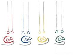 Trójkątne Obręcze gimnastyczne na łańcuchu