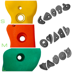 Kamienie do wspinaczki S+M+L (15 sztuk)