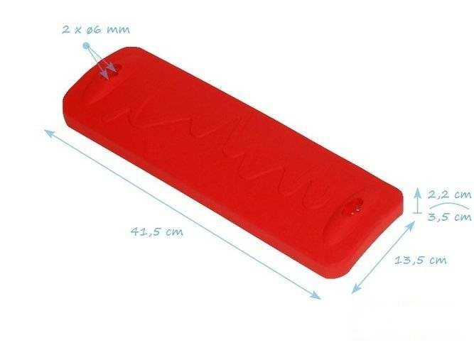 Huśtawka płaska ECO na publiczny plac zabaw