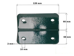 Kątownik 128x66x66 mm