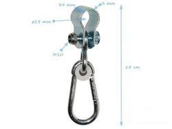 Metalowa obejma do belki  Ø25 mm