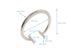 Uchwyt ze stali nierdzewnej do równoważni Ø240 