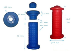 Plastikowy uchwyt 100 mm 