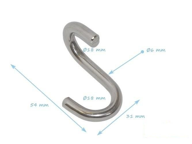 Łącznik S do liny zbrojonej 18 mm