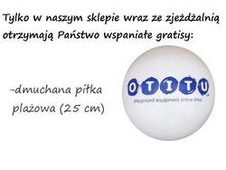 Zjeżdżalnia plastikowa dla dzieci 2,5m 250cm