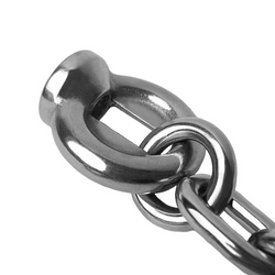 Komplet łańcuchów ze stali nierdzewnej 6 mm - 1,5 m