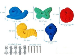 Chwyty do wspinaczki ZWIERZĘTA