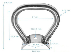 Uchwyt do równoważni do belki Ø120-140 mm