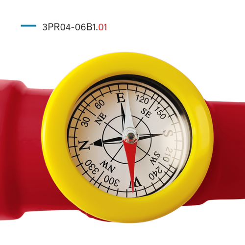 Teleskop z kompasem na plac zabaw