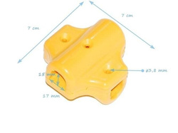  Łącznik X do liny zbrojonej ø16 mm