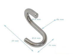 Łącznik S do liny zbrojonej 18 mm