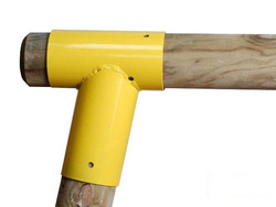 2 x Łącznik do belki Ø100 mm, 100°