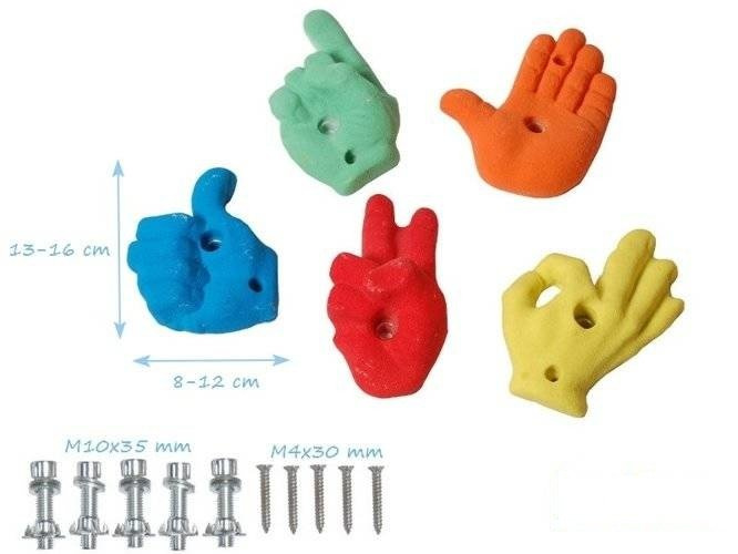 Chwyty wspinaczkowe GESTY