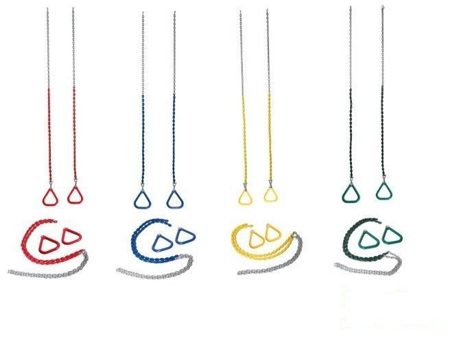 Trójkątne Obręcze gimnastyczne na łańcuchu