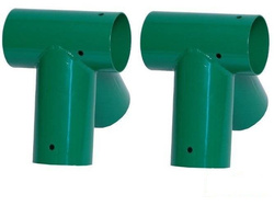 2 x Łącznik do belki Ø100 mm, 90°