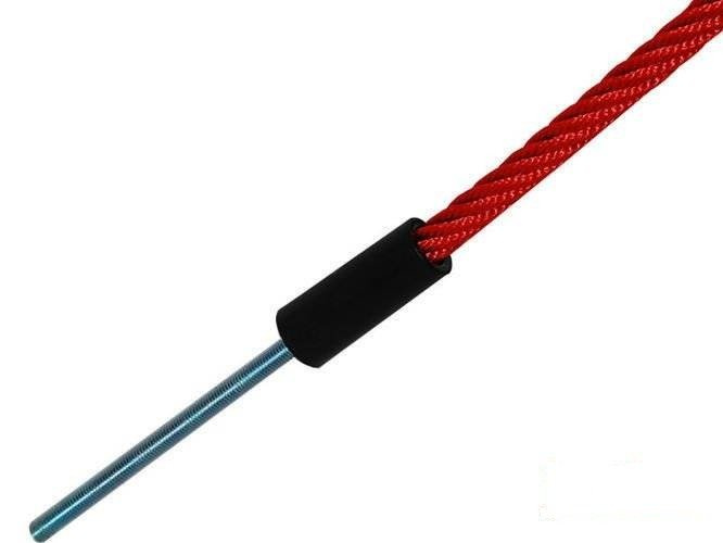 Łącznik do liny z gwintem