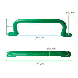 Metalowy uchwyt 350 mm