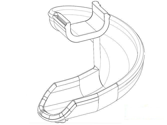 Zjeżdżalnia spiralna SMART do podestu 1,50 m, EN 1176