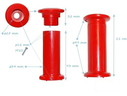 Plastikowy uchwyt 100 mm 