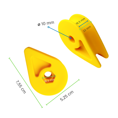 Kausza z otworem sześciokątnym M10
