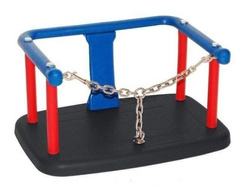 Huśtawka kubełkowa z łańcuszkiem na publiczny plac zabaw