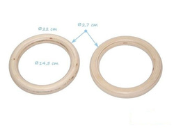 Kółka gimnastyczne drewniane (bez lin)