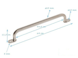 Uchwyt ze stali nierdzewnej 550 mm EN1176