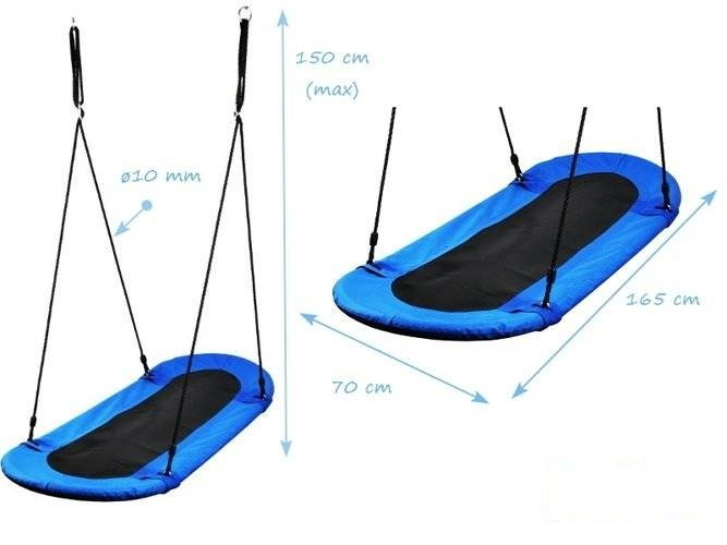 Bocianie gniazdo pełne 165 x 70 cm