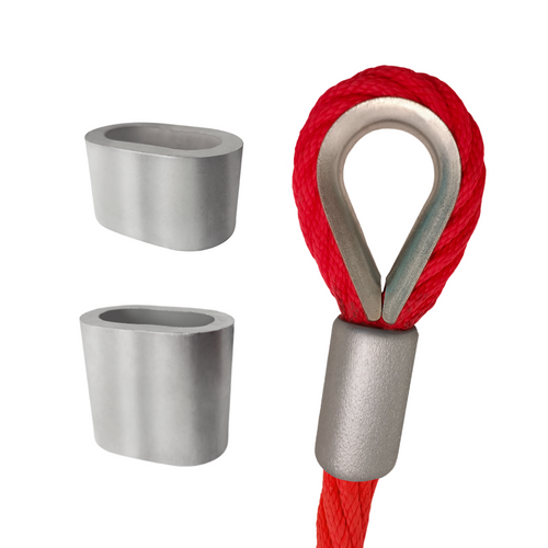 Pierścień aluminiowy owalny 28 mm 18EK