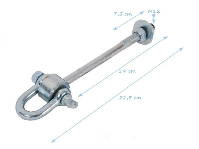 Zawiesie do huśtawki typ C M12 140mm