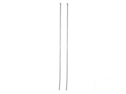 Zestaw łańcuchów jednopunktowych ze stali nierdzewnej 5mm - 1,8m