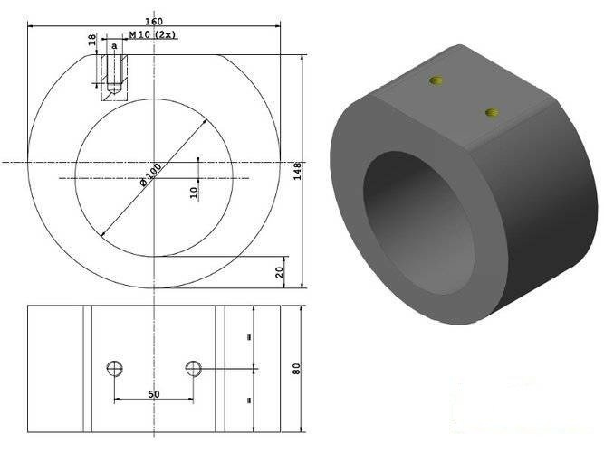 Odbojnik gumowy do rownoważni