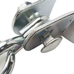 2xObejma metalowa Ø100 mm