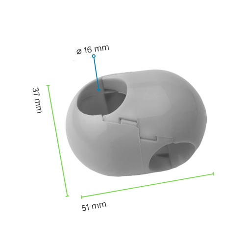 Łącznik krzyżowy do liny 16 mm