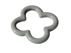 Łącznik krzyżowy do liny zbrojonej otwarty